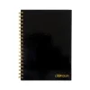 Carpe Diem 1-Subject Notebook, 7.5" x 9.75", Wide-Ruled, 80 Sheets, Black (9375-CD)
