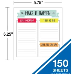 Carson-Dellosa Aim High Notepad Set, Multicolored (145398)