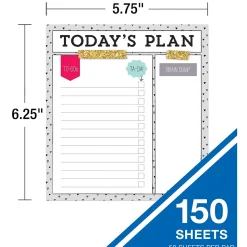 Carson-Dellosa Today's Plan Notepad Set, Multicolored (145399)