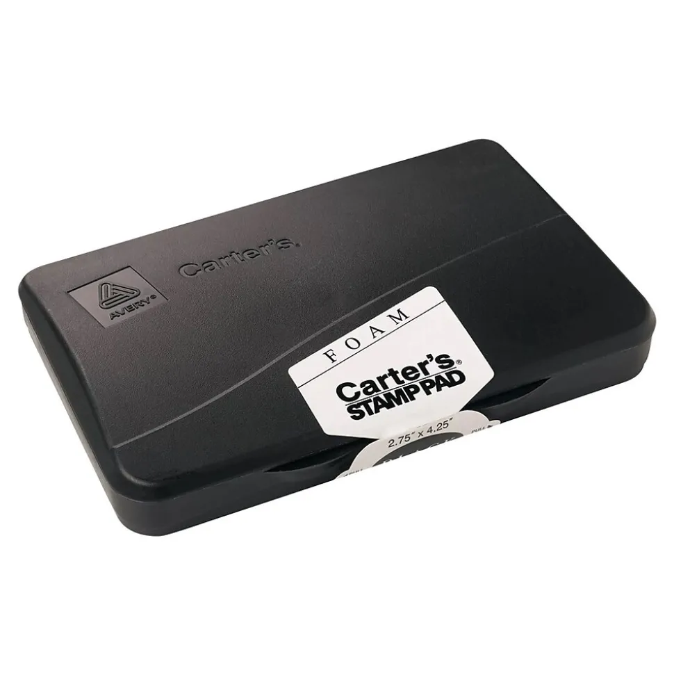 Carter's Foam Stamp Pads, Black Ink (21381)