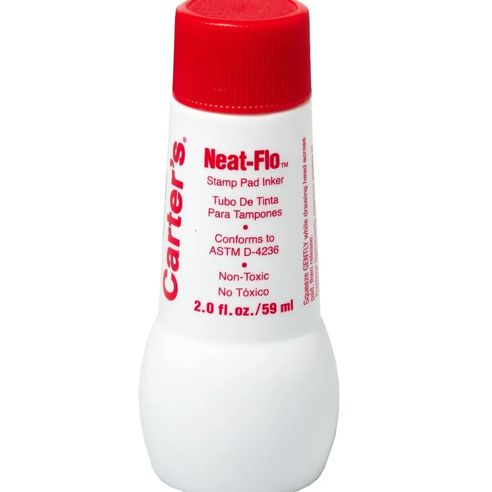 Carter's Neat-Flo Ink Refill, Red Ink (21447)