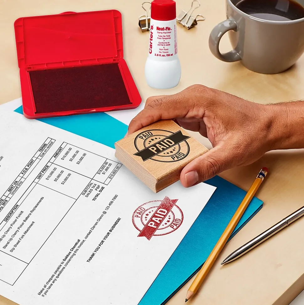 Carter's Neat-Flo Ink Refill, Red Ink (21447)