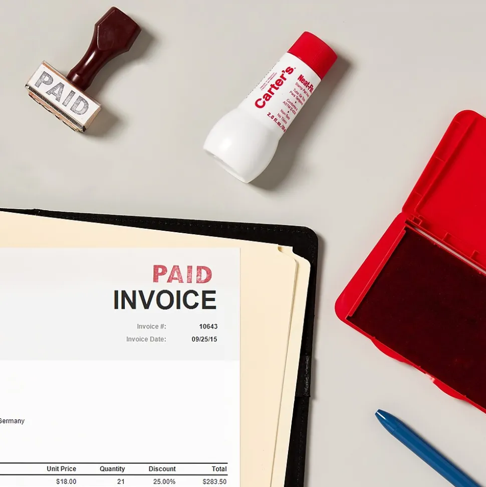 Carter's Neat-Flo Ink Refill, Red Ink (21447)