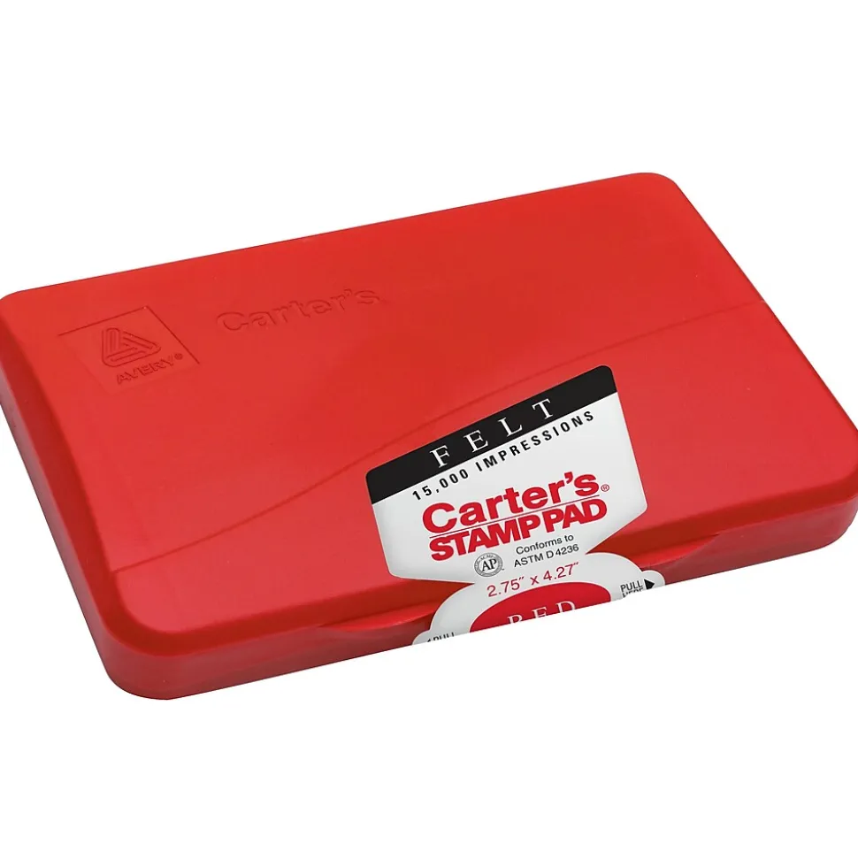 Carter's Stamp Pads, Red Ink (21071-CT)