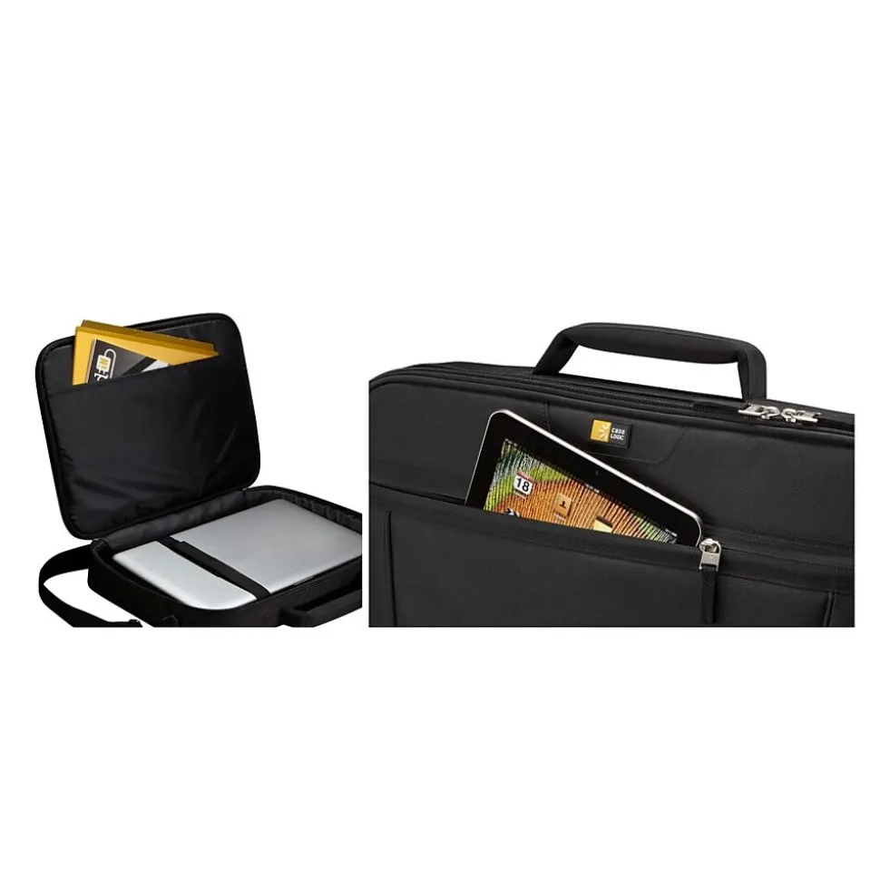 Case Logic 15.6" Polyester Laptop Bag, Black (3201491)