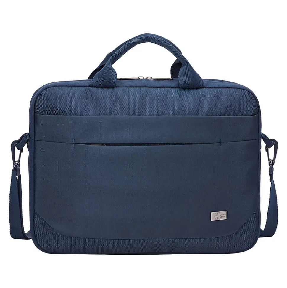 Case Logic Advantage Laptop Attache, Dark Blue Polyester (3203987)