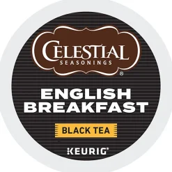 Celestial Seasonings Breakfast Blend Black Tea, Keurig® K-Cup® Pods, 96/Carton (14731)