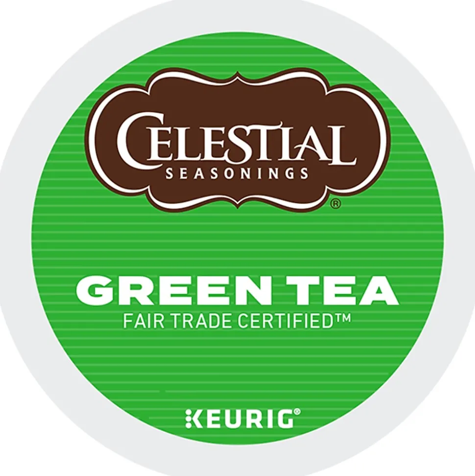 Celestial Seasonings Green Tea, Keurig® K-Cup® Pods, 24/Box (14734)