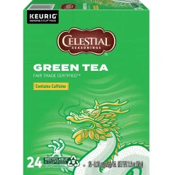 Celestial Seasonings Green Tea, Keurig® K-Cup® Pods, 24/Box (14734)