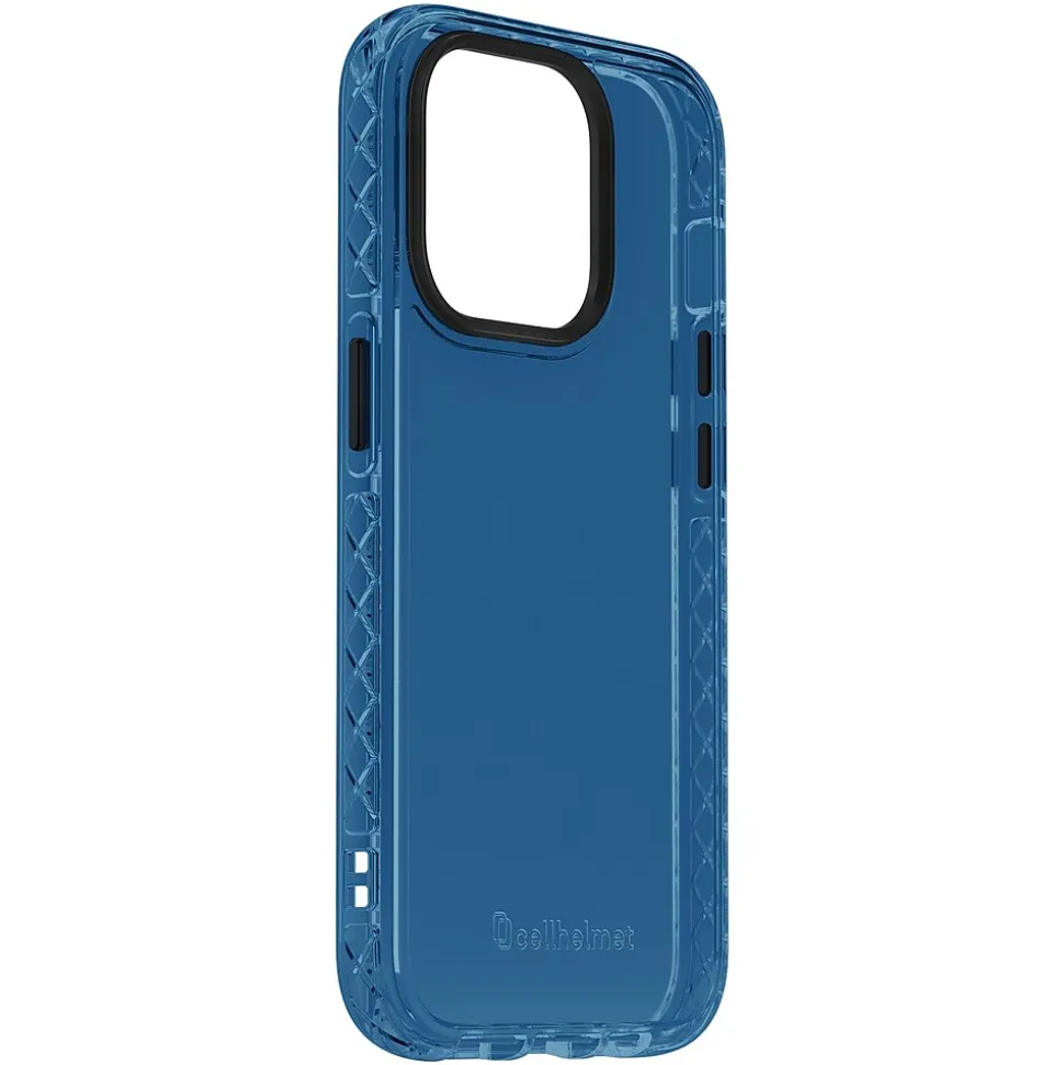 cellhelmet Altitude X Pro Series Phone Case for iPhone 14 Pro, Deep Sea Blue (CHELALTI1461BL)