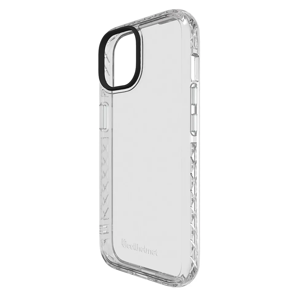 cellhelmet Altitude X Series Phone Case for iPhone 15 (6.1"), Crystal Clear (C-ALT-i15-6.1-CC)