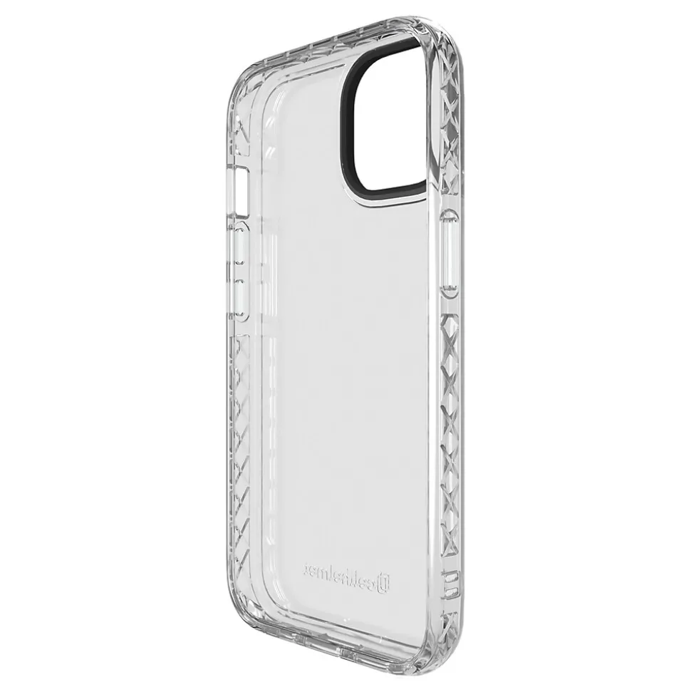 cellhelmet Altitude X Series Phone Case for iPhone 15 (6.1"), Crystal Clear (C-ALT-i15-6.1-CC)