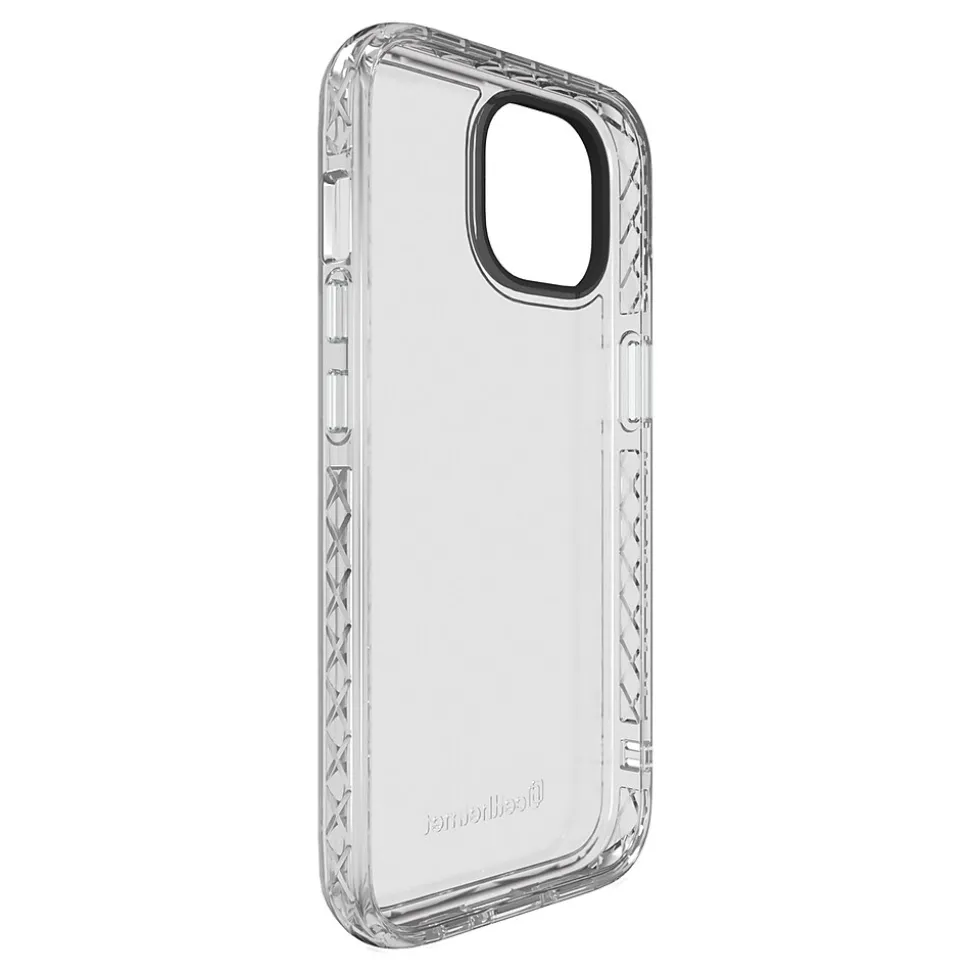 cellhelmet Altitude X Series Phone Case for iPhone 15 (6.1"), Crystal Clear (C-ALT-i15-6.1-CC)