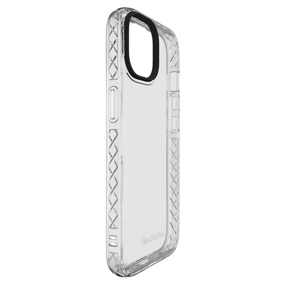 cellhelmet Altitude X Series Phone Case for iPhone 15 (6.1"), Crystal Clear (C-ALT-i15-6.1-CC)