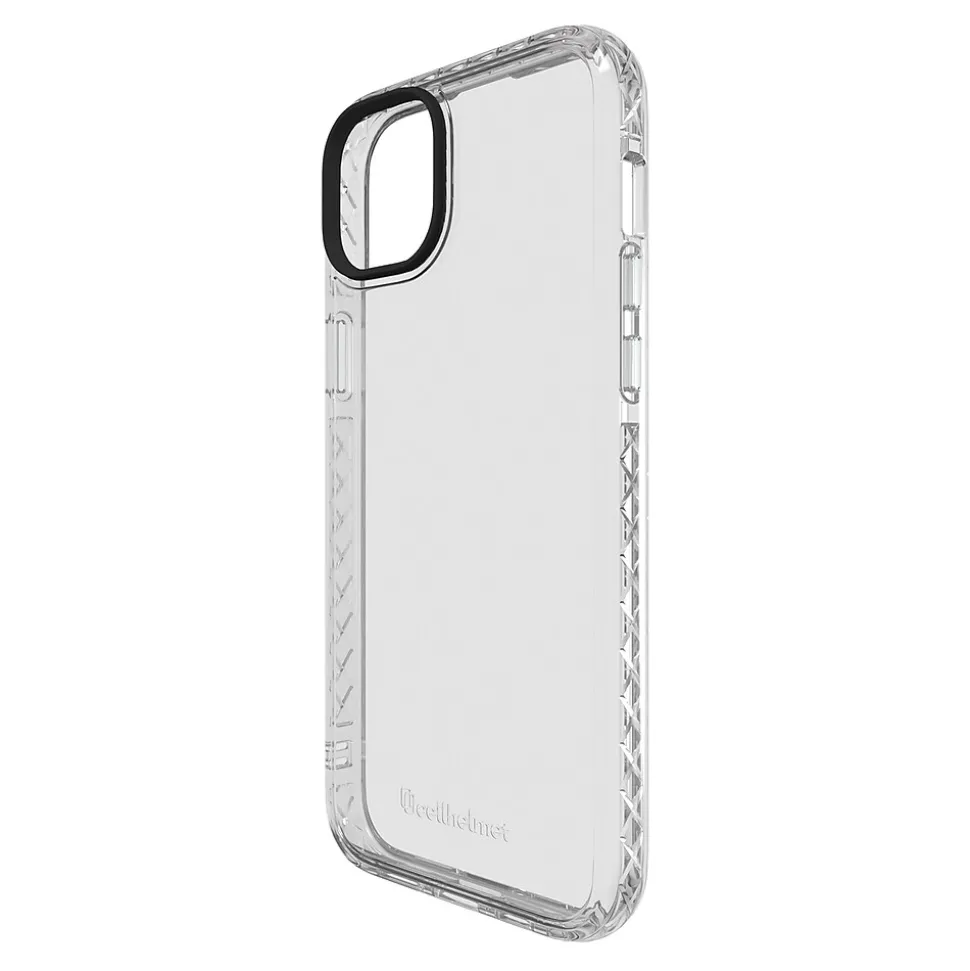 cellhelmet Altitude X Series Phone Case for iPhone 15 Plus (6.7"), Crystal Clear (C-ALT-i15-6.7PLUS-CC)