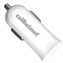 cellhelmet 2.4-Amp Single-USB Car Charger with USB-A to Lightning Flat Cable, 3 Feet (CAR-2.4/1+F-LIGHT-3-W)