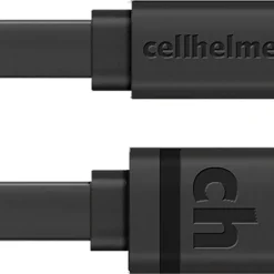 cellhelmet Charge and Sync USB-A to Micro USB Flat Cable, 6 Feet (CABLE-F-MICRO-6-B)