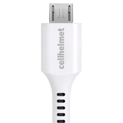 cellhelmet Charge and Sync USB-A to Micro USB Round Cable, 10' (CABLE-R-MICRO-10-B)