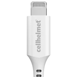 cellhelmet Charge and Sync USB-C to Lightning Round Cable, 1' (CABLE-R-LIGHT-TYPE-C-1)