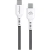 cellhelmet Charge and Sync USB-C to USB-C Round Cable, 10' (CABLE-C-C-10-R-G)