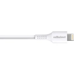 cellhelmet Charge and Sync USB-A to Lightning Round Cable, 3' (CABLE-LIGHT-A-3-R-W)