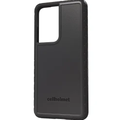 cellhelmet Fortitude Rugged Case for Samsung Galaxy S21 Ultra, Shock Absorbing, Black (CHELFRTS2168OB)