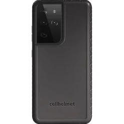 cellhelmet Fortitude Rugged Case for Samsung Galaxy S21 Ultra, Shock Absorbing, Black (CHELFRTS2168OB)