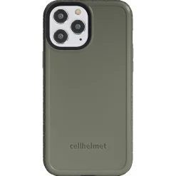 cellhelmet Fortitude Rugged Case for iPhone 12/12 Pro, Shock Absorbing, Olive Drab Green (CHELCFORTI61OD)
