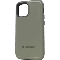 cellhelmet Fortitude Rugged Case for iPhone 12 Pro Max, Shock Absorbing, Olive Drab Green (CHELCFORTI67OD)
