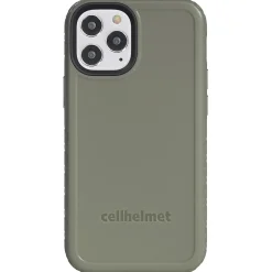 cellhelmet Fortitude Rugged Case for iPhone 12 Pro Max, Shock Absorbing, Olive Drab Green (CHELCFORTI67OD)