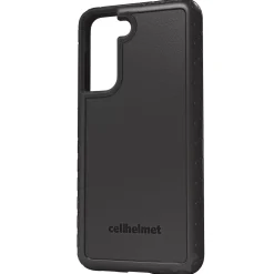 cellhelmet Fortitude Rugged Case for Samsung Galaxy S21, Shock Absorbing, Black (CHELFRTS2162OB)