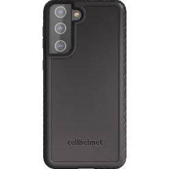 cellhelmet Fortitude Rugged Case for Samsung Galaxy S21, Shock Absorbing, Black (CHELFRTS2162OB)