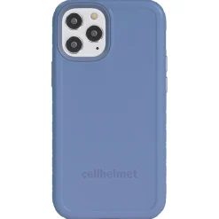 cellhelmet Fortitude Rugged Case for iPhone 12 Pro Max, Shock Absorbing, Blue (CHELCFORTI67SB)