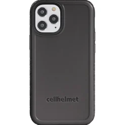 cellhelmet Fortitude Rugged Case for iPhone 12 Pro Max, Shock Absorbing, Black (CHELCFORTI67OB)
