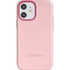 cellhelmet Fortitude Rugged Case for iPhone 12 mini, Shock Absorbing, Pink (CHELCFORTI54PM)