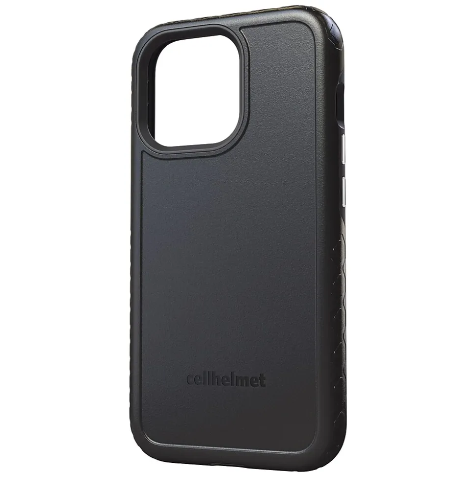 cellhelmet Fortitude Series Phone Case for iPhone 13 Pro, Onyx Black (C-Fort-i6.1-Pro-2021-OB)
