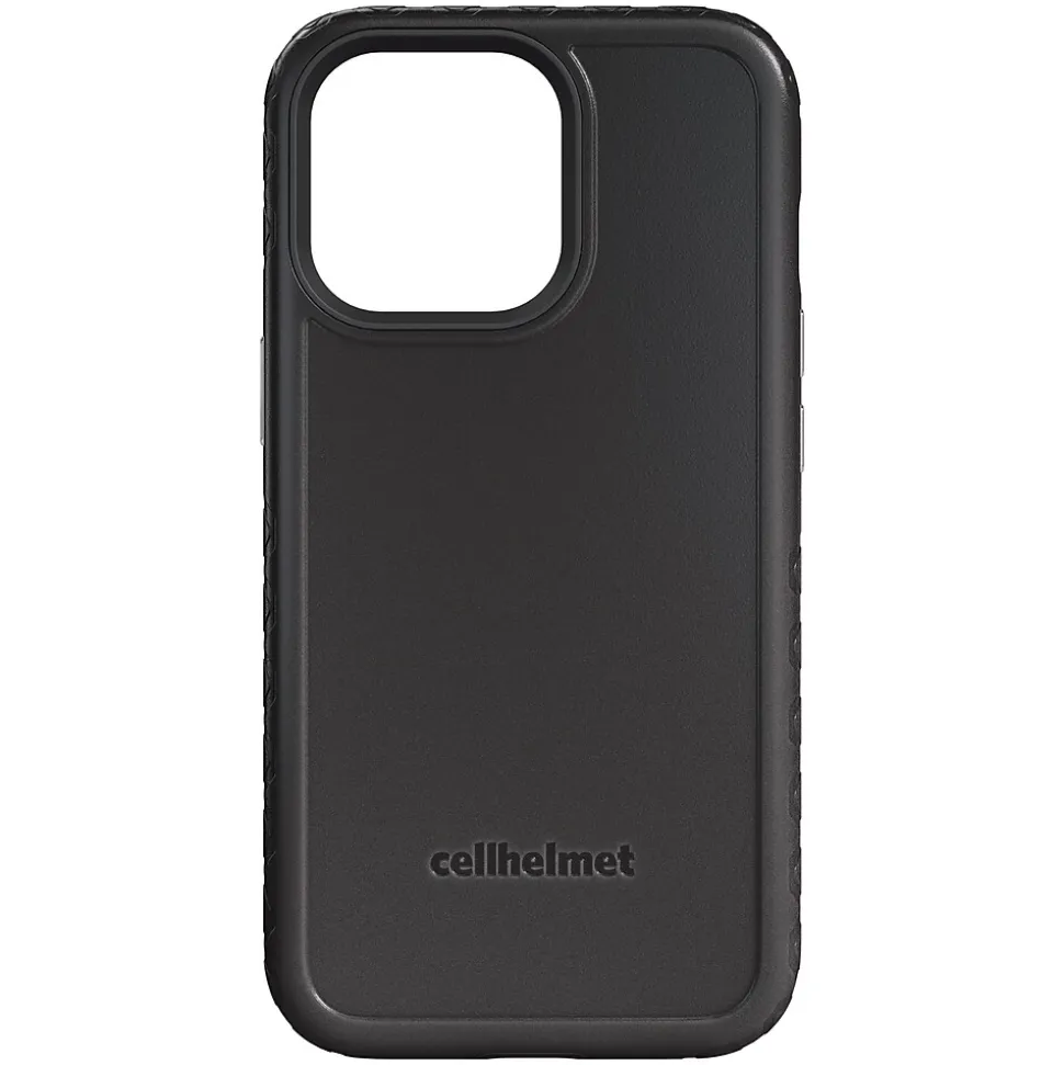 cellhelmet Fortitude Series Phone Case for iPhone 13 Pro, Onyx Black (C-Fort-i6.1-Pro-2021-OB)