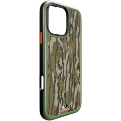 cellhelmet Fortitude Series MagSafe Phone Case for iPhone 16 Pro Max, Shock Absorbing, Mossy Oak Bottom Lands (CF-107-MO)