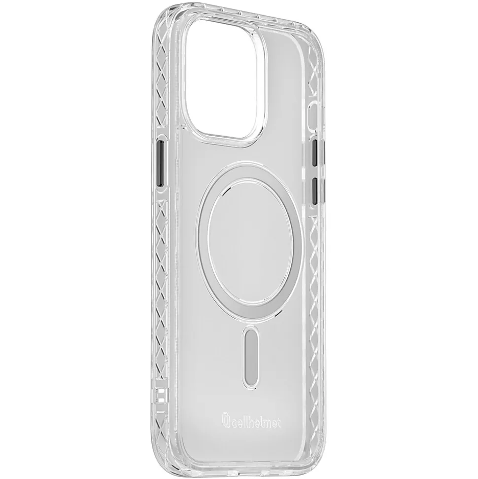 cellhelmet Magnitude Pro Series MagSafe Phone Case for iPhone 14 Pro Max, Crystal Clear (CHELMGPI1467C)