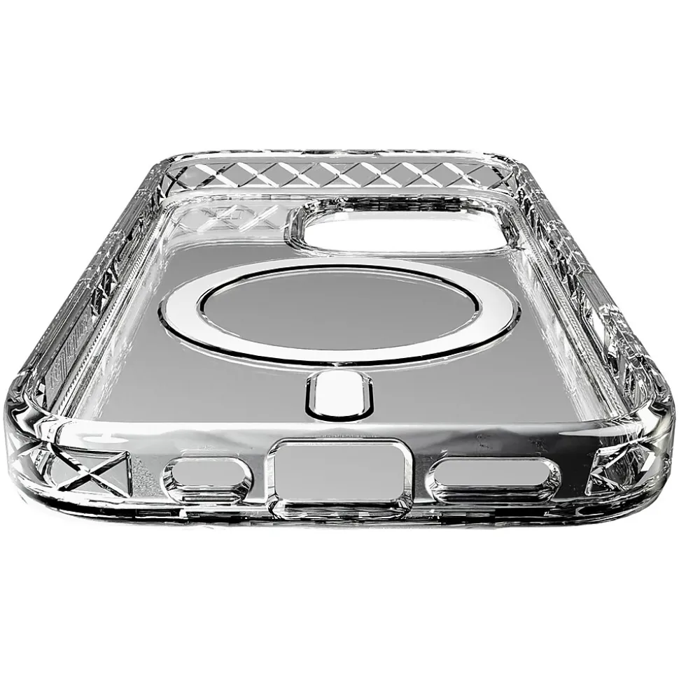 cellhelmet Magnitude Series MagSafe Phone Case for iPhone 16 Pro, Shock Absorbing, Crystal Clear (CM-106-CC)