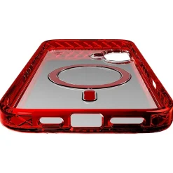 cellhelmet Magnitude Series MagSafe Phone Case for iPhone 16 Plus, Shock Absorbing, Lava Red (CM-105-LR)