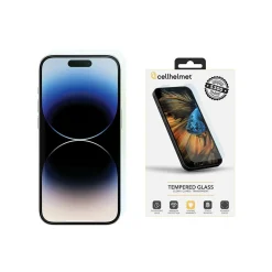 cellhelmet Tempered Glass Screen Protector with $300 Coverage for iPhone 15 Pro (Temp-i15-61Pro-300)