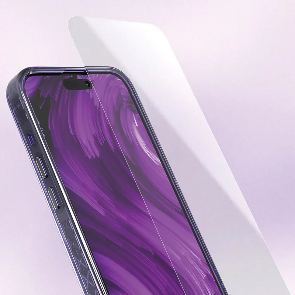 cellhelmet Tempered Glass Screen Protector for iPhone 15 Pro Max (Temp-i15ProMax-67)