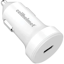 cellhelmet 20-Watt Single-USB Power Delivery Car Charger (CAR-PD-20W-W)