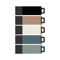 Centon Datastick Pro2 32GB Flash Drives, Assorted Colors, 5/Pack (C1-U2P022-32G-5)