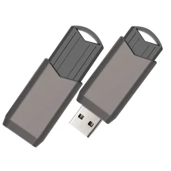 Centon DataStick PUSH 512GB USB 3.2 Gen 2 Flash Drive, Graphite (S1-U3.2J2-512G)