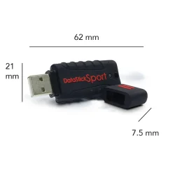 Centon DataStick Sport 512GB Flash Drive, USB 3.0 Type-A, Blue (S1-U3W2-512G)