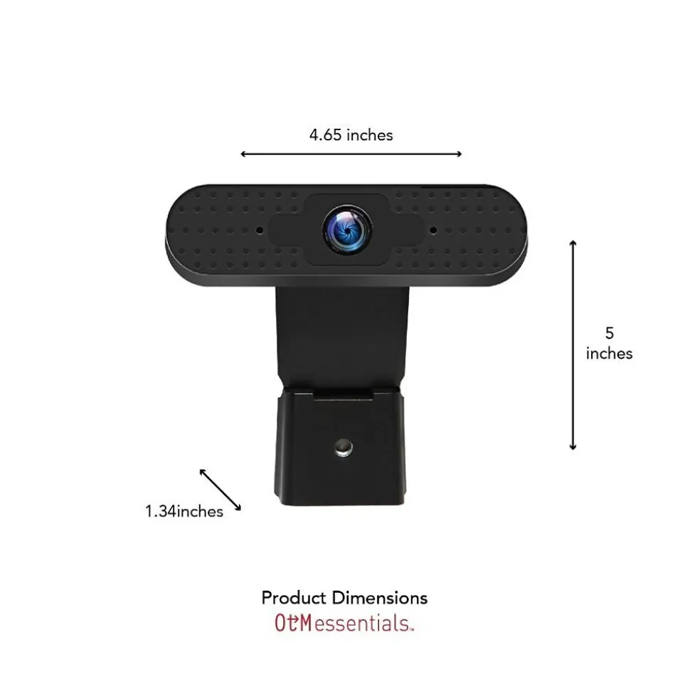 Centon OTM Basics 1080p Webcam, Black (OB-AKK)