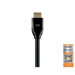 Certified Premium High Speed HDMI® Cable, HDR, 10ft - Black