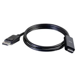 C2G 50194 6' DisplayPort/HDMI Audio/Video Cable, Black